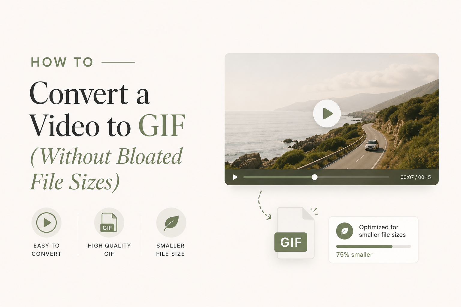 How to Convert a Video to GIF (Without Bloated File Sizes)