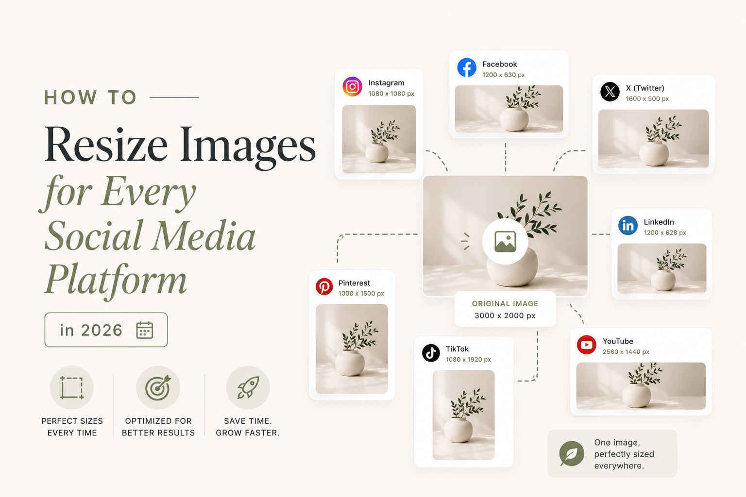 How to Resize Images for Every Social Media Platform in 2026